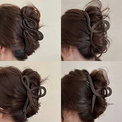 4Pcs Matte Hair Clip for Women Fashion French Elegant Hairgrips Large Hair Claw Clips Girls Hairpins Korean Hair Accessories