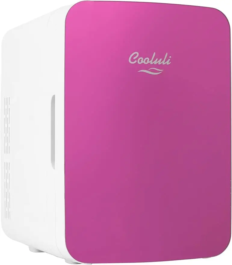 Cooluli 10L mini refrigerator for bedrooms - cars, desks and university dorms - 12v portable cooler and heater