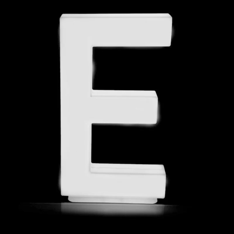 

REAQ LED Luminous Love English Letter E Light Wedding Festival Decoration Wall Venue Layout Outdoor Advertising Alphabet Lamp