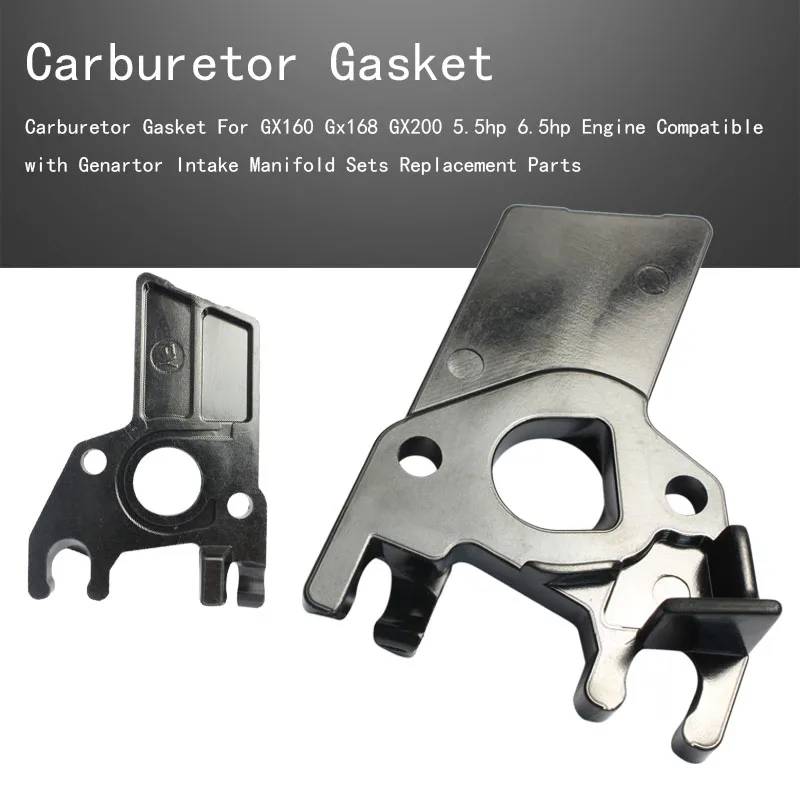 حشية المكربن لمحرك GX160 168 200 5.5hp 6.5hp متوافق مع مجموعات مشعب السحب Genartor قطع الغيار #1