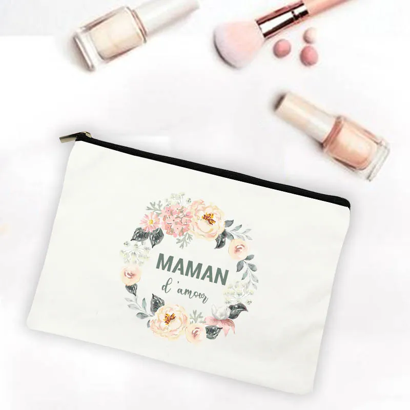 Najlepsza matka dzień prezenty podróż przenośne kobiety torebki na makijaż Organizer do przyborów toaletowych przechowywanie kosmetyczki Zipper Wash Beauty Pouch