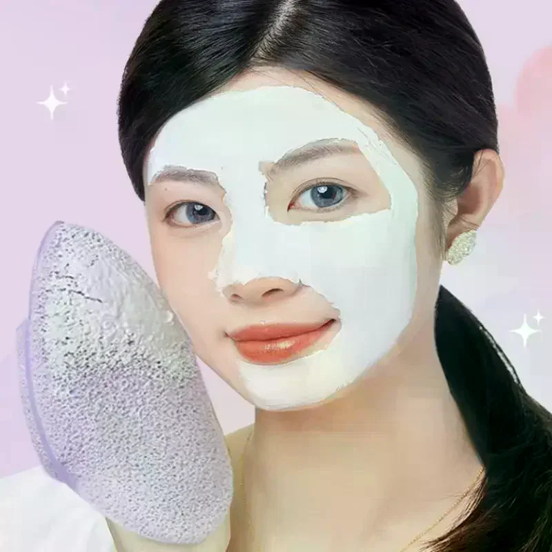 1 stücke Wiederverwendbare Weiche Gesichts Waschen Puffs Gesicht Reinigung Schwamm Pad Reinigung SPA Massage Make-Up Tiefen Entferner Zu Mitesser werkzeug