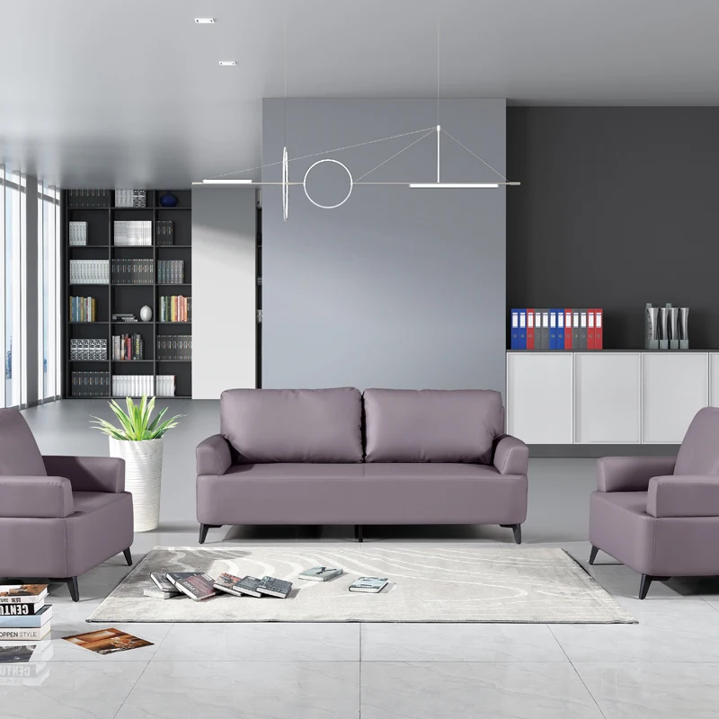 

Modern Customized Wooden Leather Office Hotel Furniture Living Room Sofa Set for Apartment School Office-on Sale