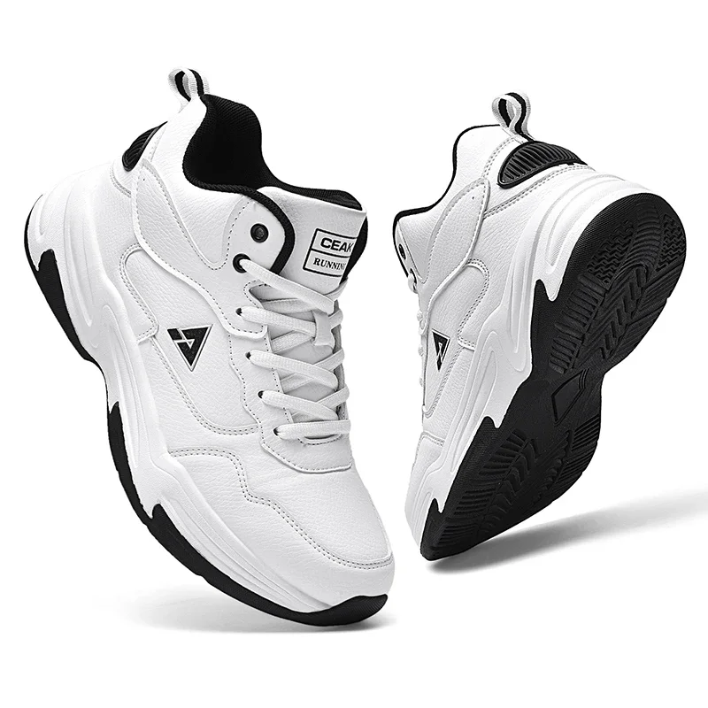 

Men's high quality plus size casual sneakers Four seasons soft sole outdoor breathable running shoes students light sports shoes