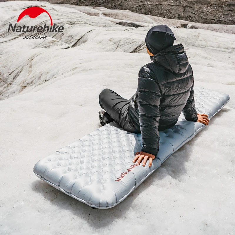 Naturehike mata kempingowa 8.8 wysoka wartość R nadmuchiwana karimata lekki materac dmuchany TPU Nylon plaża przenośna nadmuchiwana mata