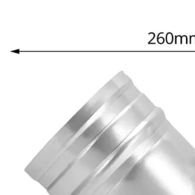 For Ventilation Setup Galvanized Duct Fittings Smoke Extraction Duct Components Metal Air Duct Tee High Universality Fitment