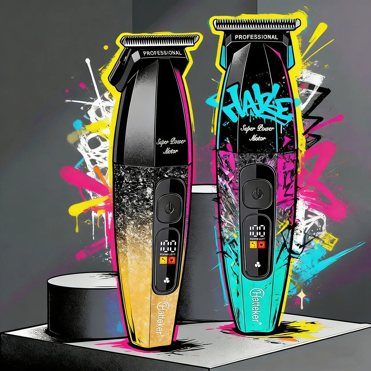 

New G56 Professional Hair Clipper Trimmer 1mm/2mm/3mm Limit comb 8000RPM Portable USB Rechargeable T-Blade Barber 0 tooth pitch