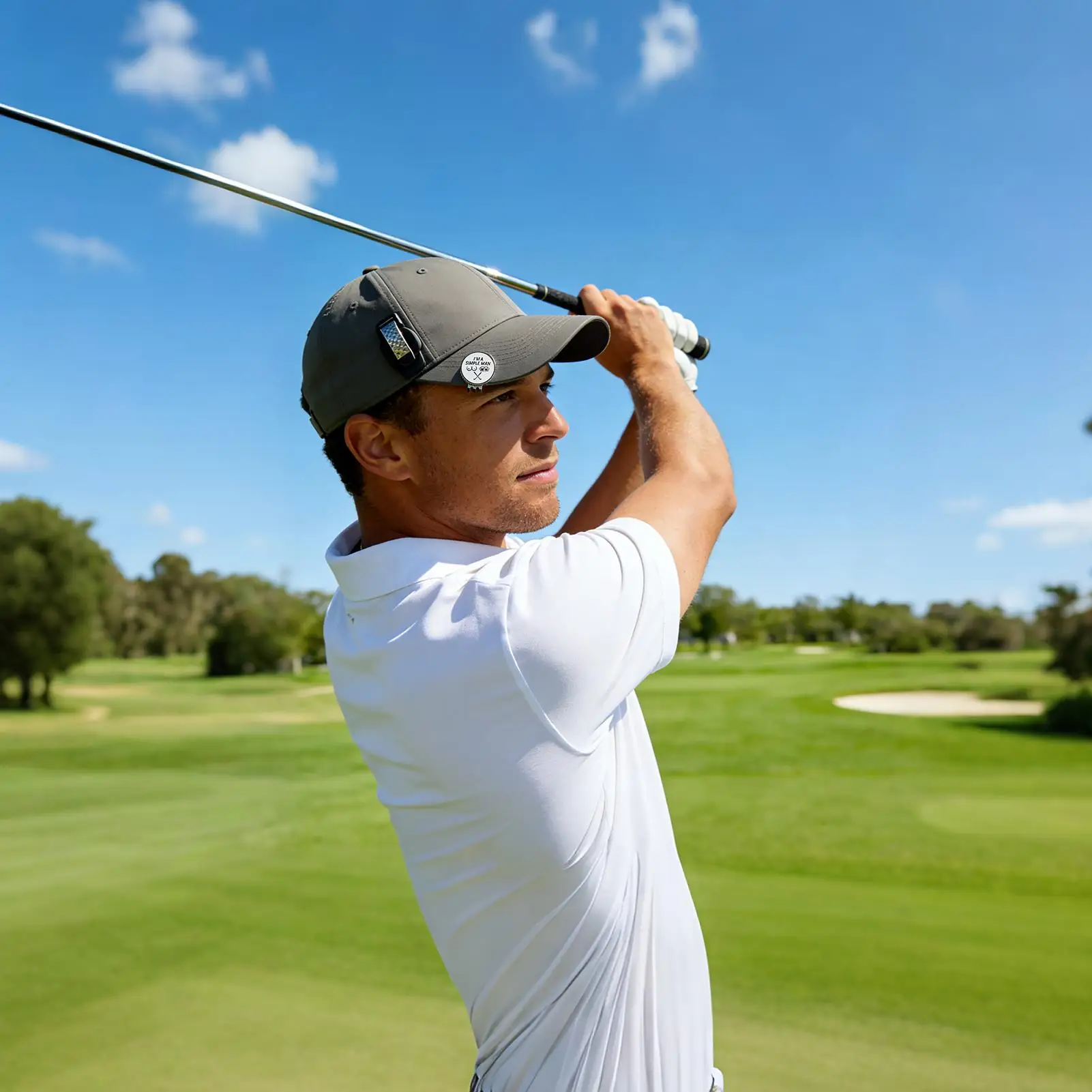 

Hat Clip Ball Marker Magnetic Golf Decoration For Hat Ball Marking Accesory For Match Outdoor Indoor Course Practice Range