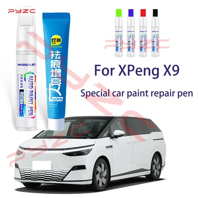 Custom Fit For Xiaopeng X9 Dark Paint Touch Up Pen Kit - Scratch Repair Car Scratch Remover with Brush DIY Auto Accessories