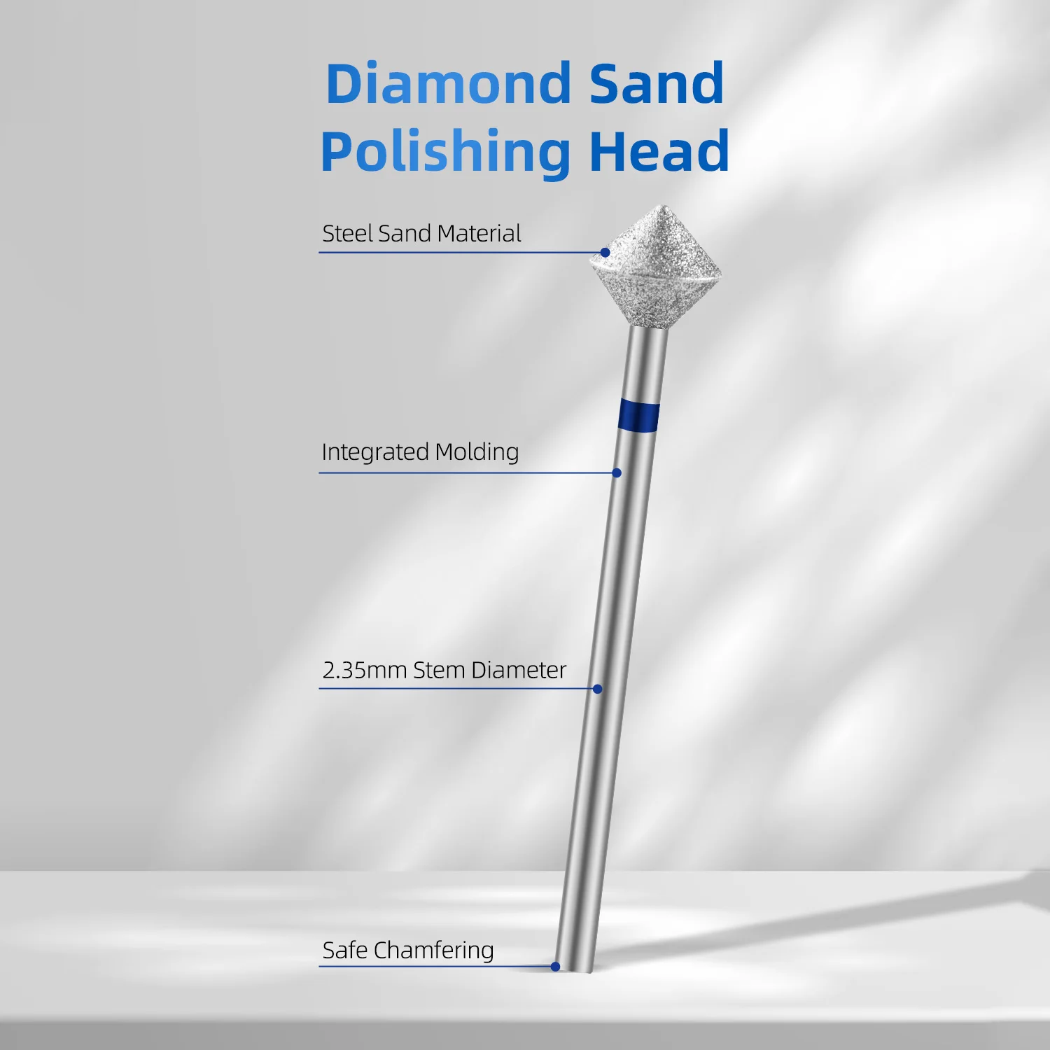 المعين الماس مسمار لقمة ثقب الكهربائية E-ملف طحن رؤساء ل مانيكير باديكير آلات تقطيع ل جيل للأظافر مزيل طلاء الأظافر #4