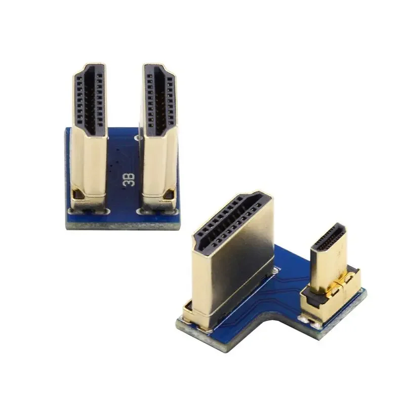 Elecrow HDMI Connector HDMI To Micro HDMI Adapter for 5 Inch Raspberry Pi Screen Display Raspberry Pi 2B/3B/3B+/4B