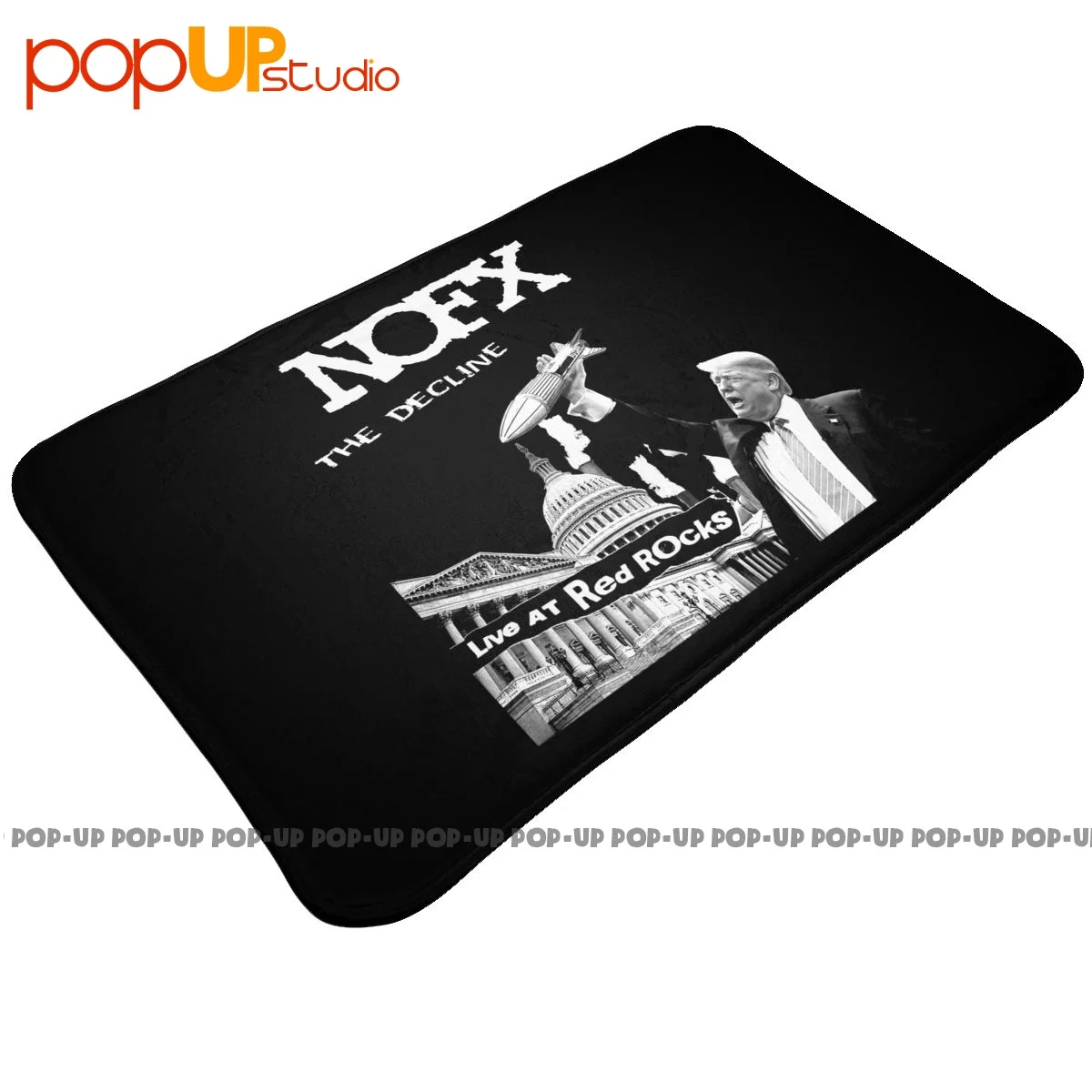 Nofx The Decline Live At Red Rocks Fat Wreck Chords Mat Rug Carpet Luxury Mat Floor