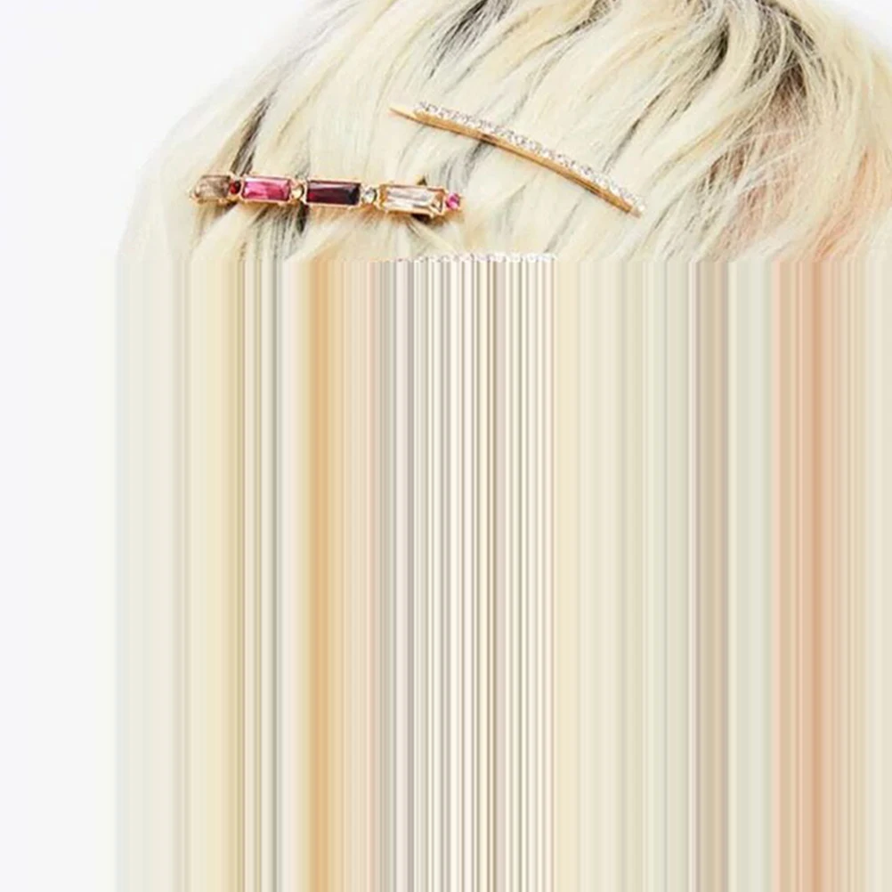 

4 Pcs Hair Barrettes Spring Jacket Set Girls Women Clips Chic Diamond Metal Durable Unique Bows Beautiful Colors Fashion