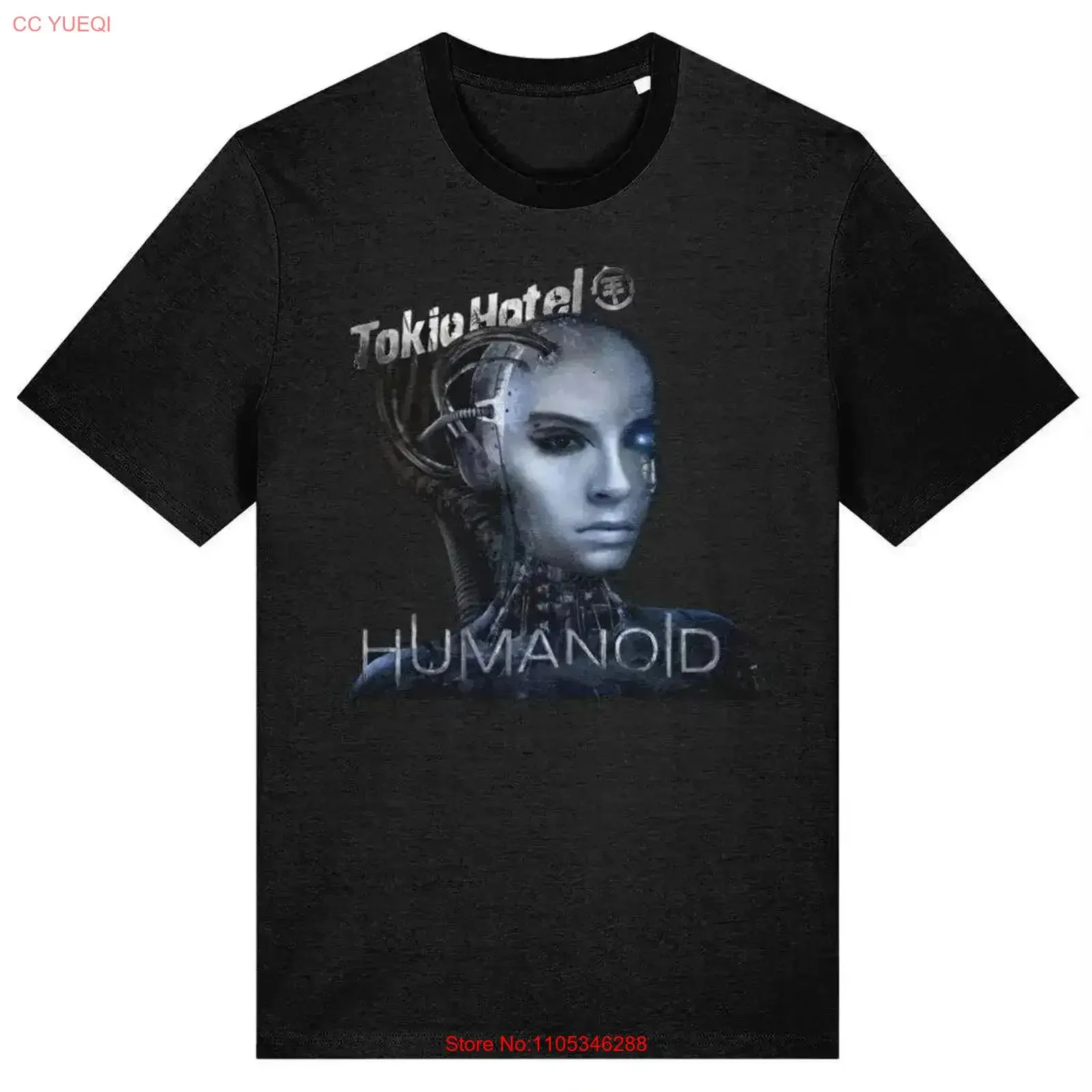 Tokio Hotel Vintage-Design Humanoid Tour Unisex T-Shirt, gewaschener Grafik-Streetwear-Stil, weiches Oberteil für den Alltag, Vintage-Waschung