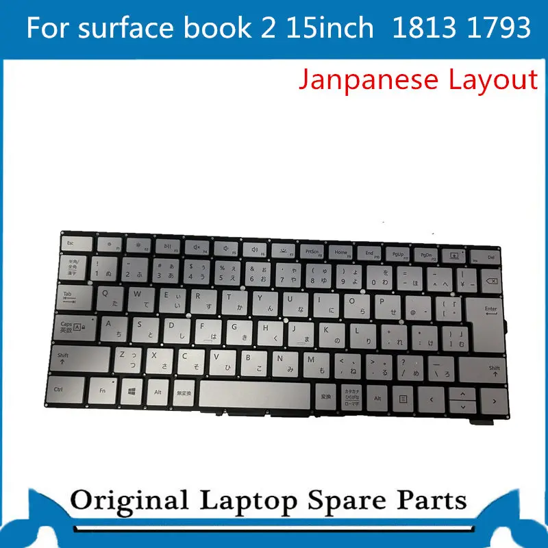 

Original For Microsoft Surface Book 2 1813 1793 Keyboard 15inch JP Layout