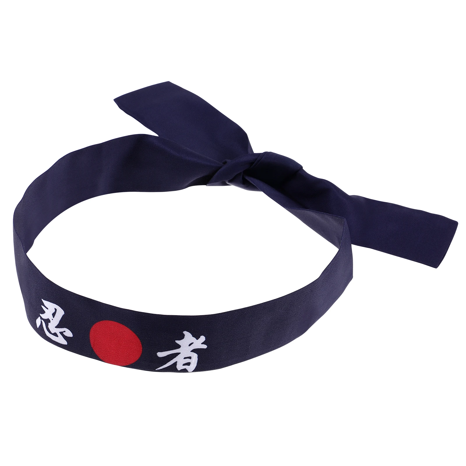 

1pc Blue Japanese Style Anti-Slip Sports Headwrap for Chef Karate Men Child Japanese Headband Kitchen Hair Care