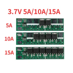 1S 3.7V li-ion BMS PCM tablica zabezpieczająca baterię 5A 10A 15A 2/4/6 MOS PCM dla 18650 litowo-jonowej baterii li wspólny Port