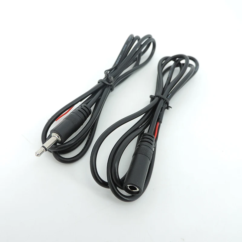 3.5 Mm Audio Extension Cable Aux Single Head Line 3.5mm Mono Male and Female Cable 2 Pin 2 Core Audio Output Line