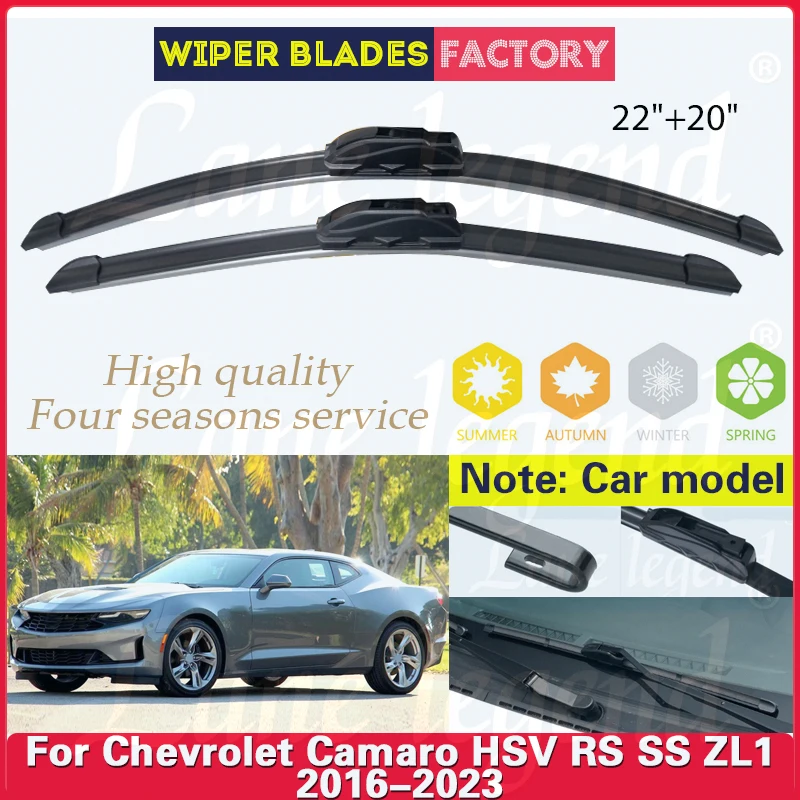 Car Wiper Blade Front Window Windshield Windscreen Wiper For Chevrolet Camaro 2016 - 2023 HSV RS SS ZL1 22