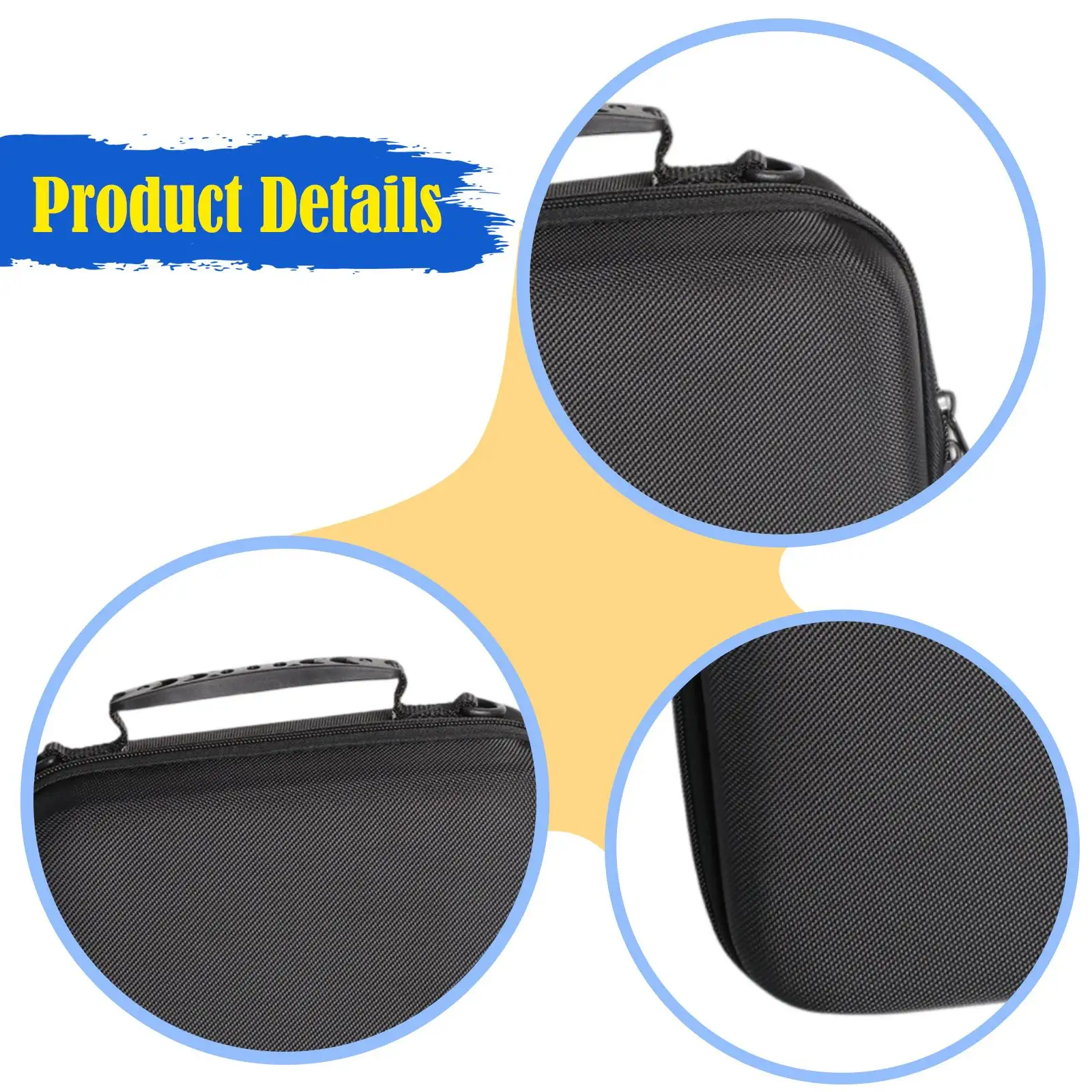 حقيبة حمل الهاتف بسحاب وحقيبة سفر وسحاب وحماية المقبض الصلب لبنك الطاقة في الهواء الطلق 16 هواتف