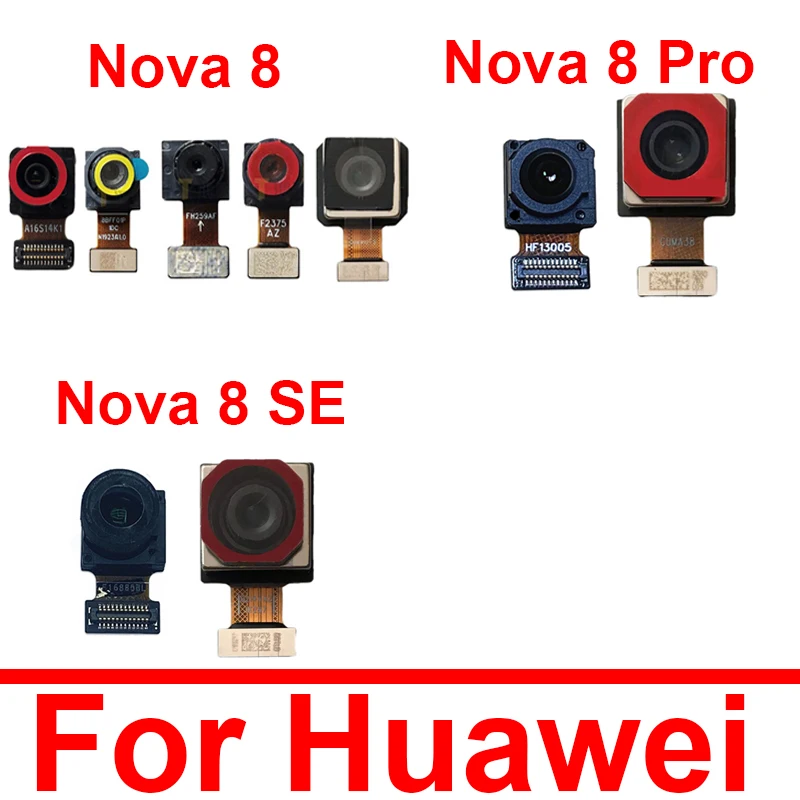 

Задняя камера для Huawei Nova 8 8Pro 8SE, передняя маленькая камера, задняя основная камера, передняя гибкая лента, запасные части
