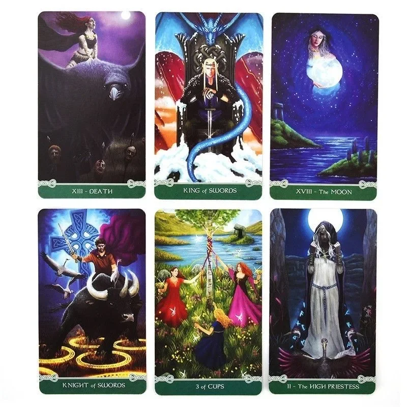 Universele Keltische Tarot 78-kaarten dek Floreana Nativo spel met e-gids bord waarzeggerij lezen liefde maan dichtbij mij beginners