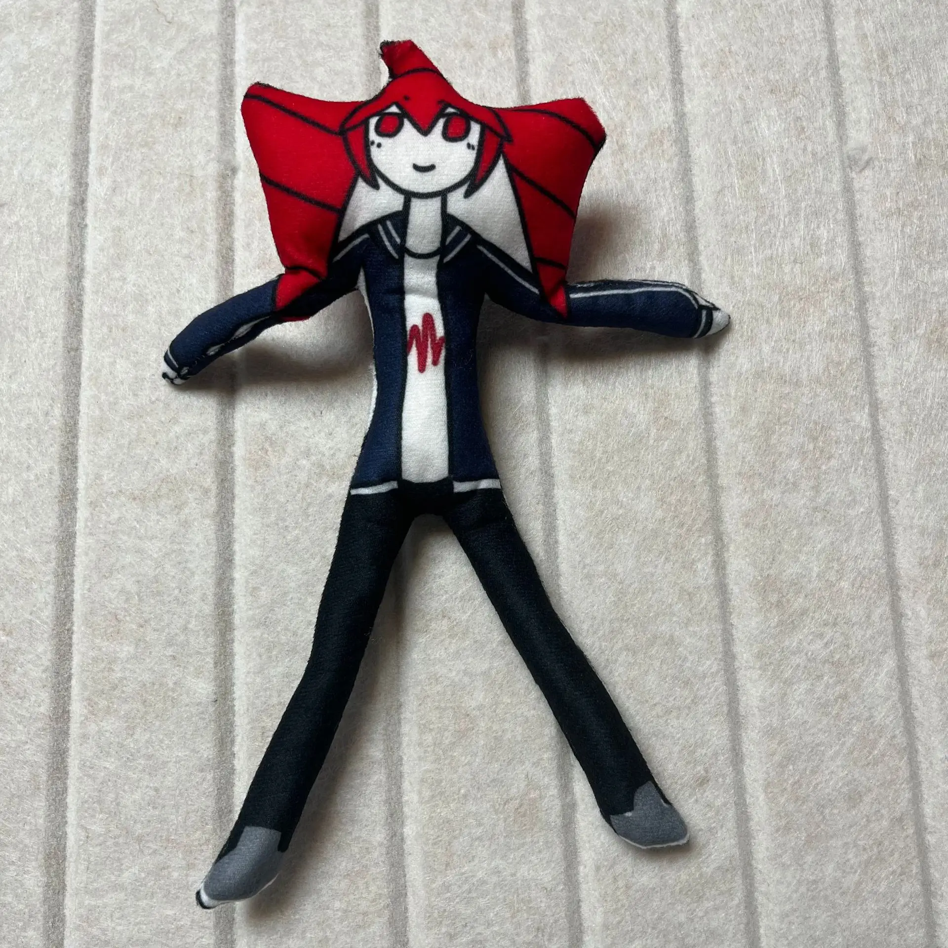 Anime Movie Peripherals Funny and Quirky Abstract Plush Doll with Wire Skeleton Figurine
