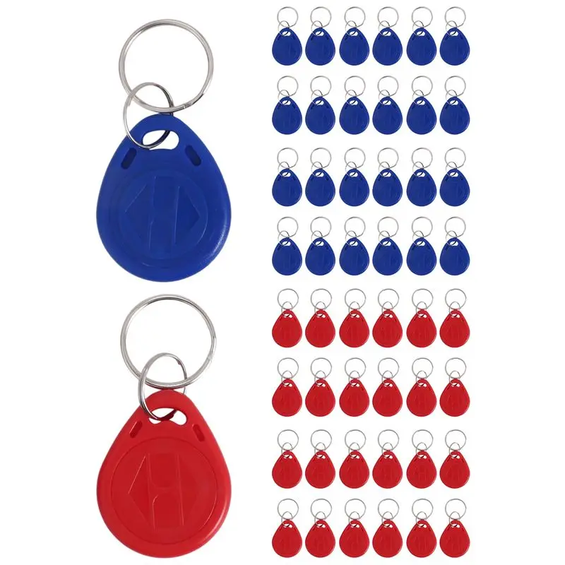 50Pcs 125 Khz Proximity ID Card RFID Keyfob Access Control Key For Door Entry Access Control System TK4100-[A04I Tools]