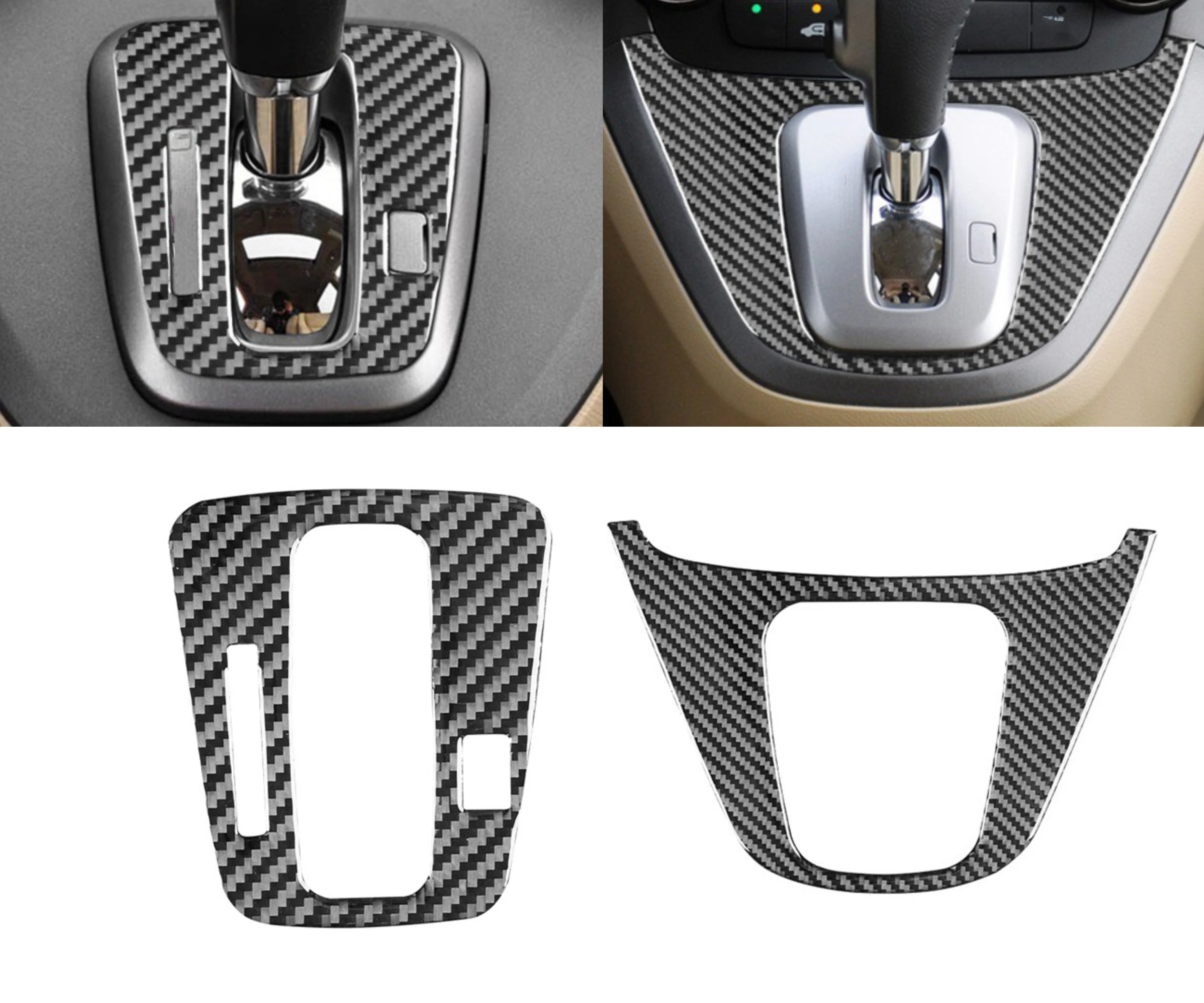 

Car Center Control Gear Shift Panel Frame Cover Trim For Honda for CRV 2007 2008 2009 2010 2011 Carbon Fiber LHD