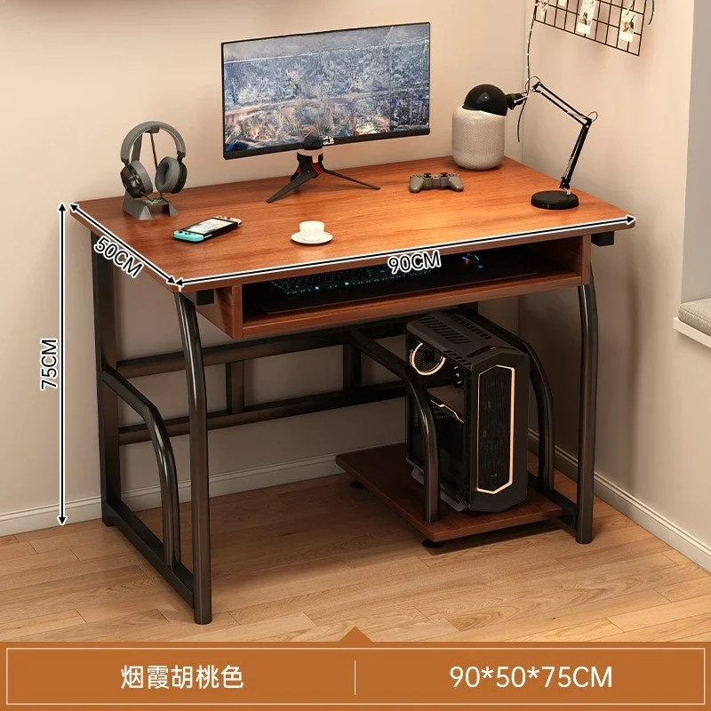 Computer Desk Desktop Home Bedroom Simple Small Student Study with Host Support Corner