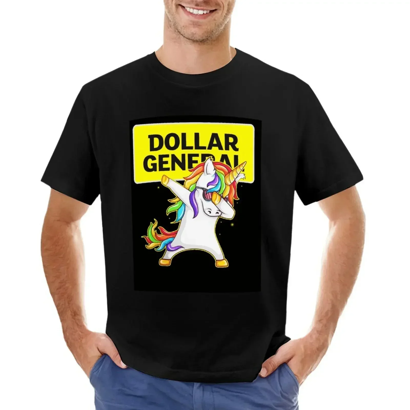 Dollar General – Dollar General – Unicorn Dabbing Unisex Designer Classic T-Shirt anime tshirt rapper graphic tees T-shirt men