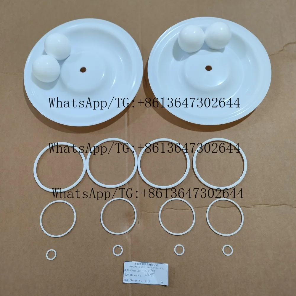 K50-MT K50-PT Wet Repair Kit Air Operation Double Diaphragm Pump Repair Kit for Yamada Pump NDP-50 PTFE Products