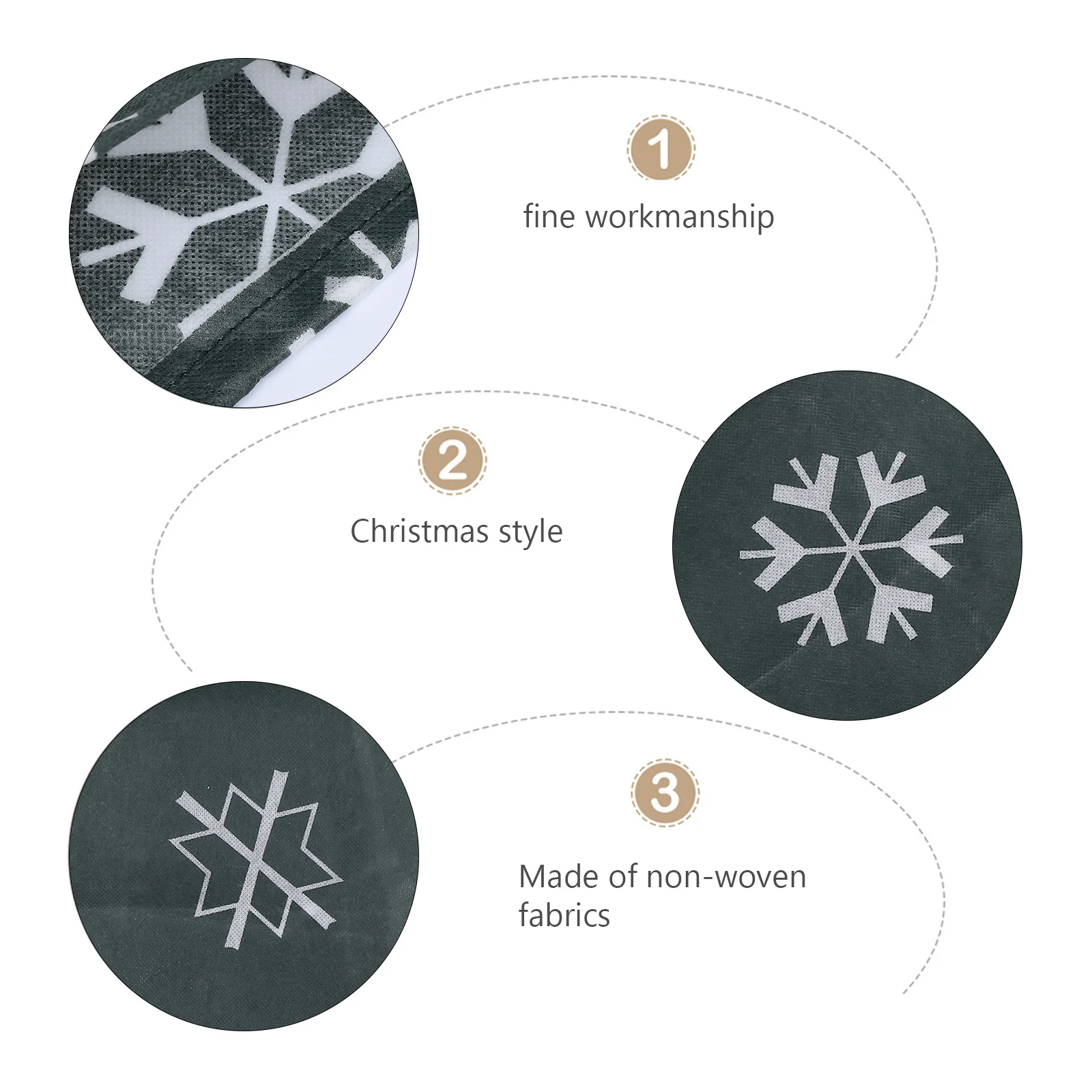 

Christmas Tree Cover Non-Woven Fabric Winter Plant Frost Protection Bag Breathable Cold-Proof Plant Cover for Garden