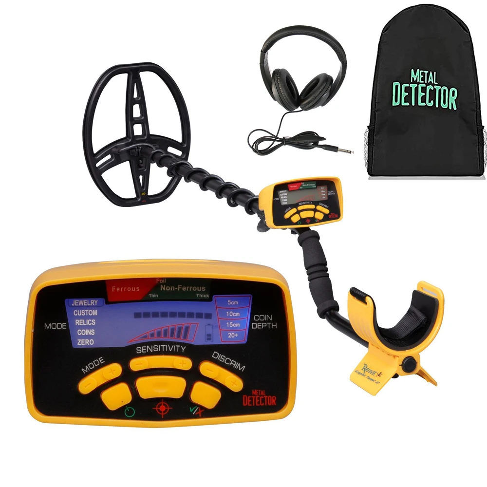 Professional Underground Metal Detector MD-6450 with digital display,Backlight Gold Digger Treasure Hunter MD6350 Updated