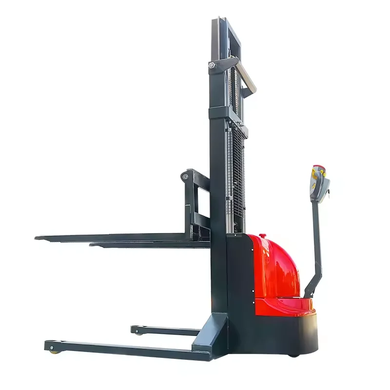 Electric Pallet Stacker 1ton 1.5ton 1000kg 1500kg Full 1.6m 2m 3m Lifting Height Electric Forklifts