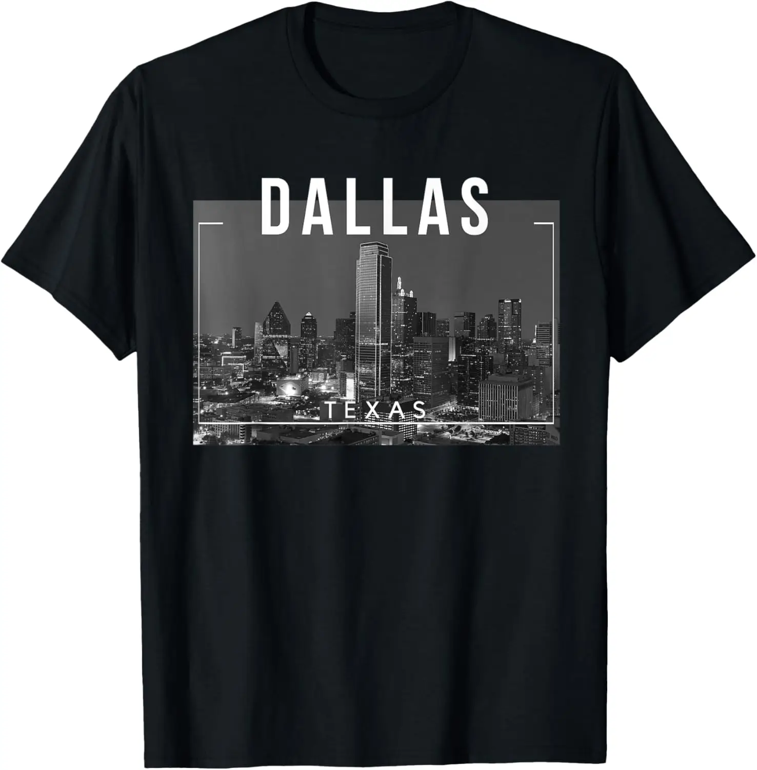 Dallas Texas Skyline , Big D, D-Town - Tee T-Shirt