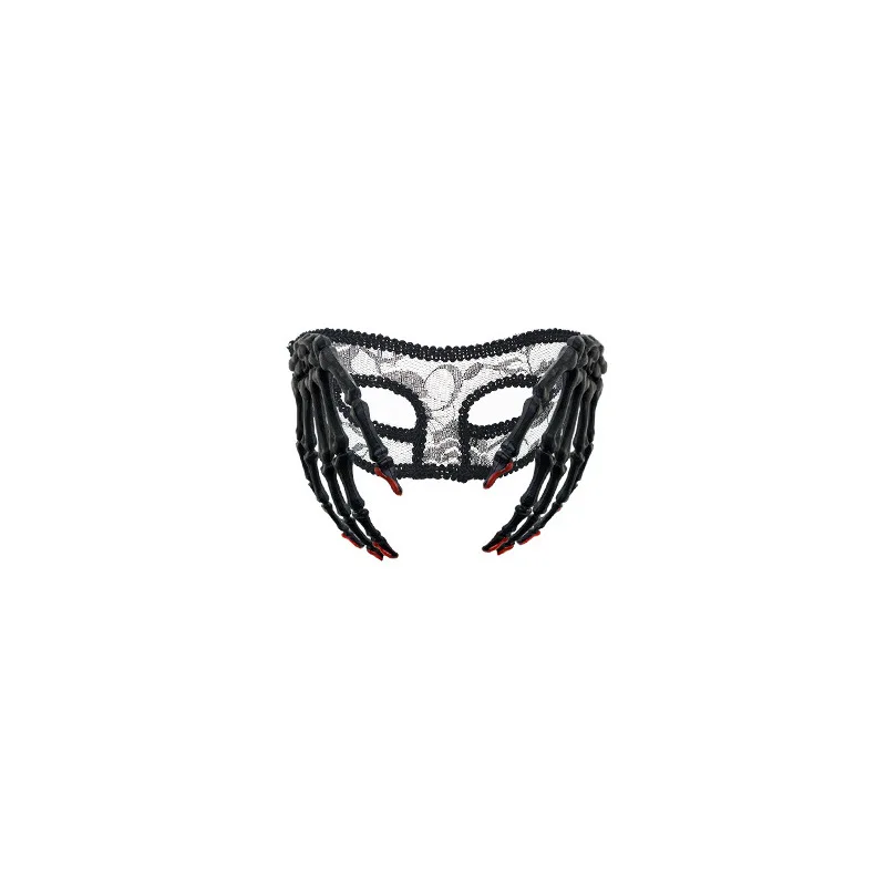 Halloween Hot Selling Bloedklauw Schedelmasker Horror Party Decoratie Kantmasker Bal Cosplay Performance Props