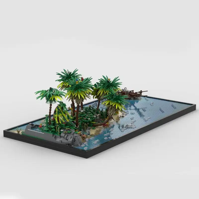 Novo 4710 pçs moc europeu medieval piratas série ponto de demolição modelo diy ideias criativas crianças brinquedos presentes aniversário blocos de construção