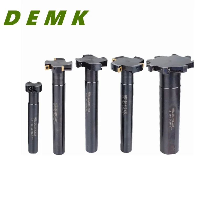 Cortador de Trituração T-slot Fresa Lateral Trapezoidal D2080 H08 H10 Ccmt06024 Mpht060304 Inserção do Cnc