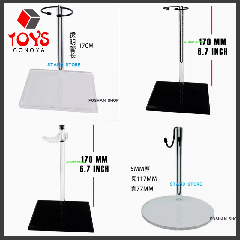 1/6 Scale Soldier Universal Bracket Base Multi-purpose Transparent Tube Supporting Bracket For 12