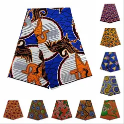 6Y African Wax Dyed Cloth Cotton African Holland Wax Traditional Wax Dyed Cloth