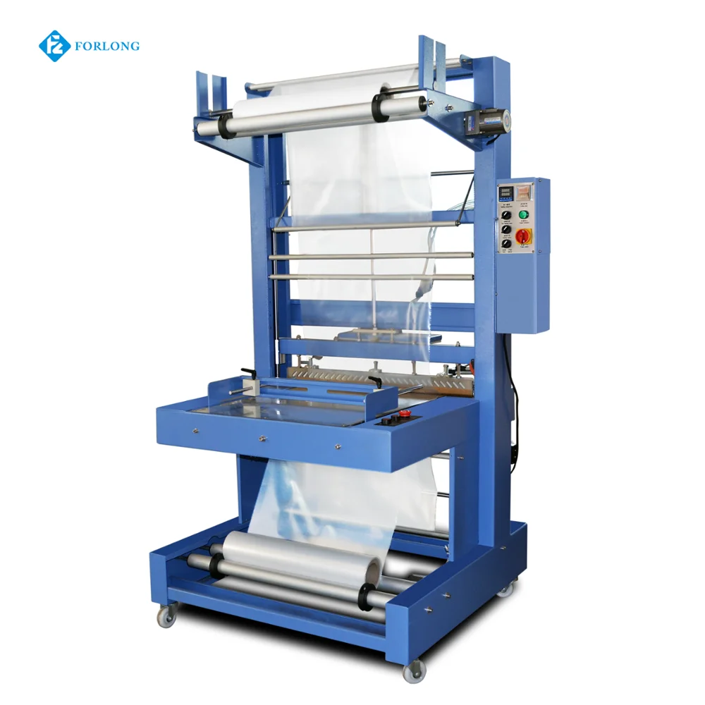 Top-seller Semi-auto Sleeve Mineral Water Bottle Glass Bottle Shrink Wrapping Machine