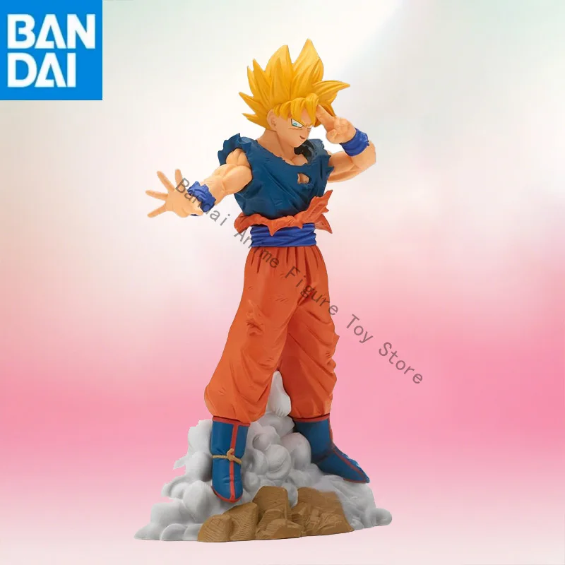 

BANDAI NAMCO BANPRESTO в наличии, оригинальная натуральная DRAGON BALL Z History Box vol.9 Son Gokuu, фигурка, модель куклы, игрушка в подарок, ПВХ 12 см