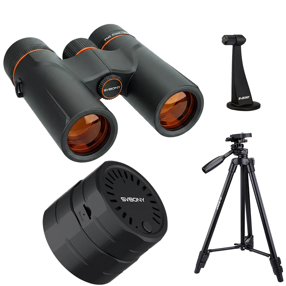 Svbony SA207 8x32 ED APO Binoculars Wide-angle Flat Field Photography Kit with Tripod Phone Adapter for Bird Watching Camping