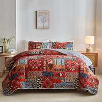 Lightweight Bed Coverlets for All Seasons Soft Bedspreads Queen Quilt Bedding Set with Pillow Shams, Quilt Queen King Coverlet