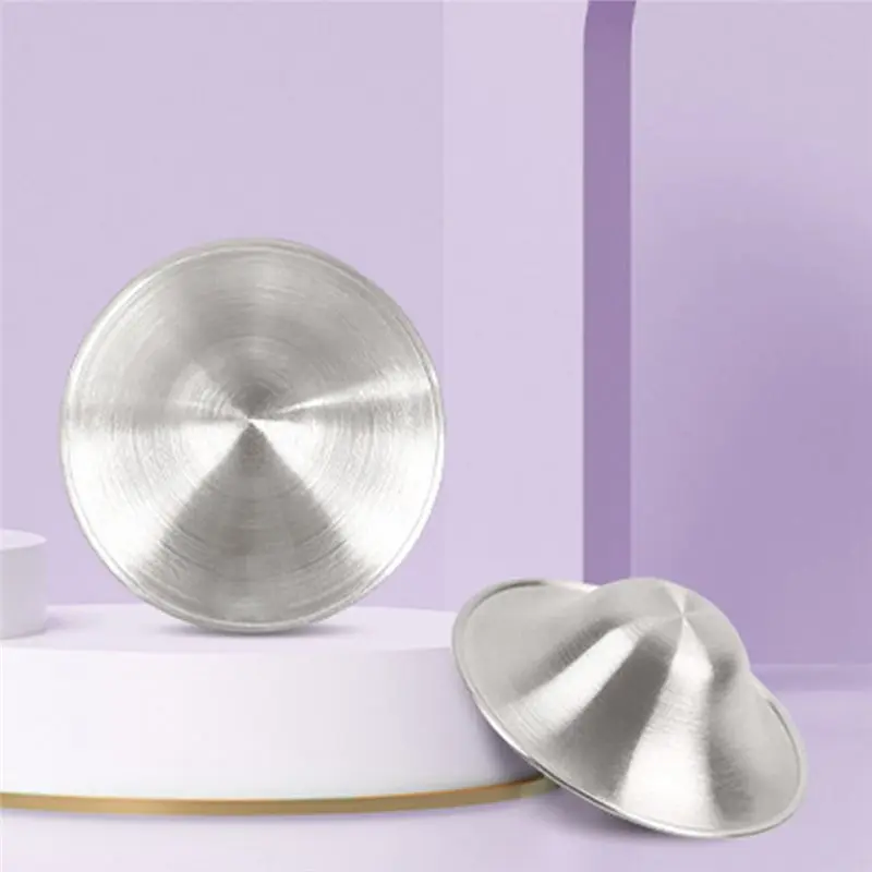ABUM-Healing Silver For Nursing Cups Hot Soaking Nipple Covers For Nursing Newborn Breastfeeding Essentials L