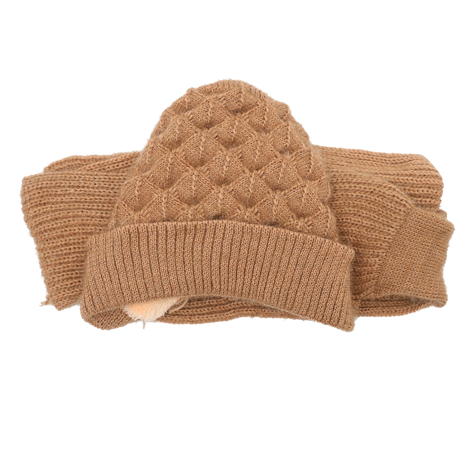 

Winter Scarf Hat Attached Beanie Neck Warmer Outdoor Hoodie Soft Polyester Cozy Warm Stylish One Size Fits All Long Scarf Hood