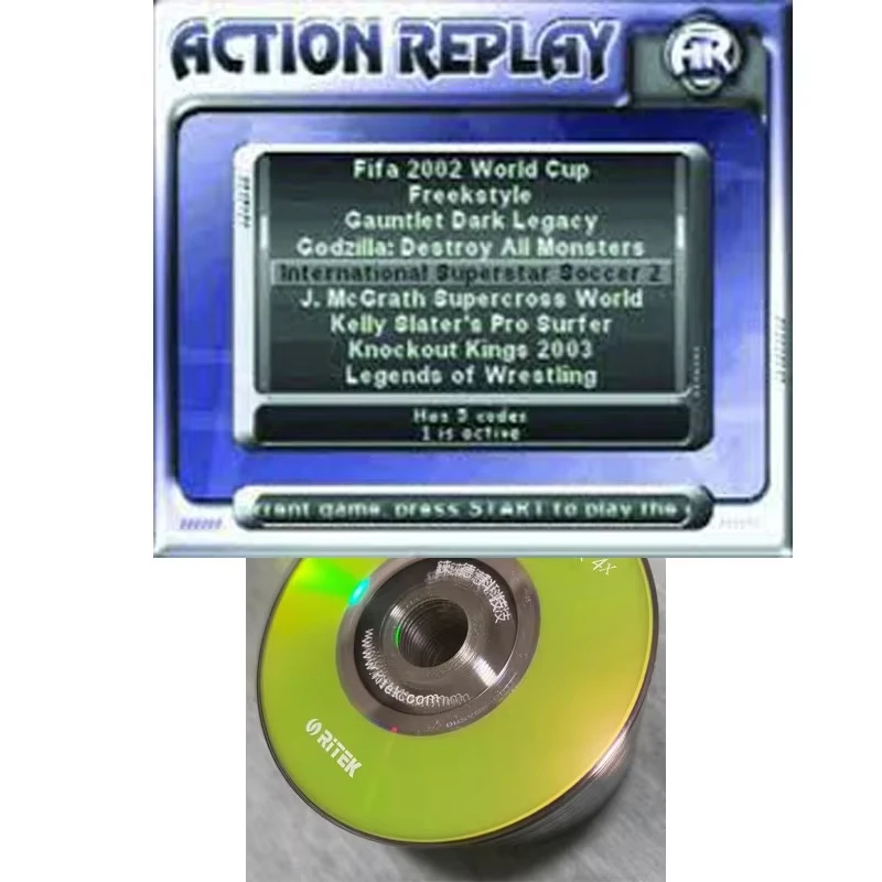 

NGC Action Replay AR, потрясающий усилитель игры для Gamecube Cheats DISC