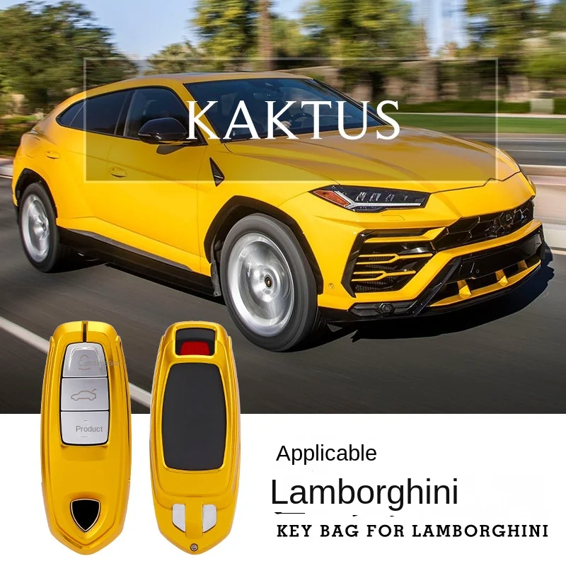 

The New Key Case Is Applicable for Lamborghini URUS Car Key Chain Key Protection Case Aluminum Alloy