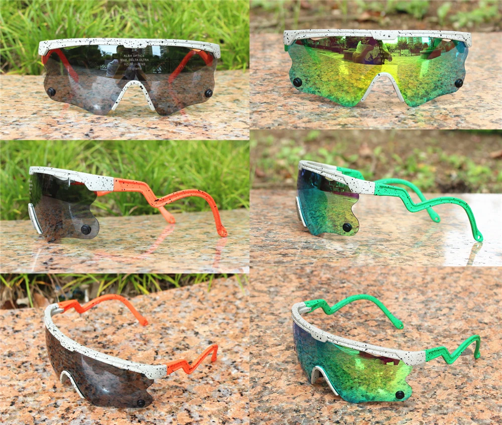 Original ALBA Delta Ultra Polarized Cycling Eyewear Men Women Sports Goggles Road Mtb Mountain Bike Bicycle Glasses Sunglasses